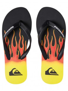 Quiksilver Molokai Fire BLACK/YELLOW/RED